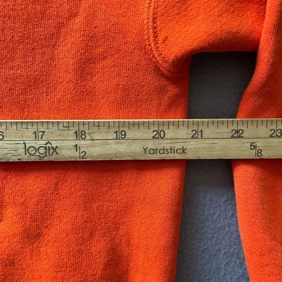 Vintage Orange Clemson‎ University Tigers Sweatshirt Medium Football Embroidered - Picture 6 of 6